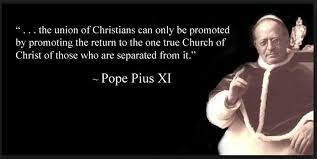 Pius XI Unity