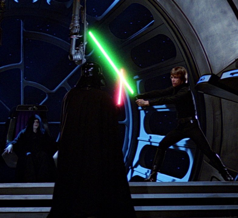 Luke Fights Vader
